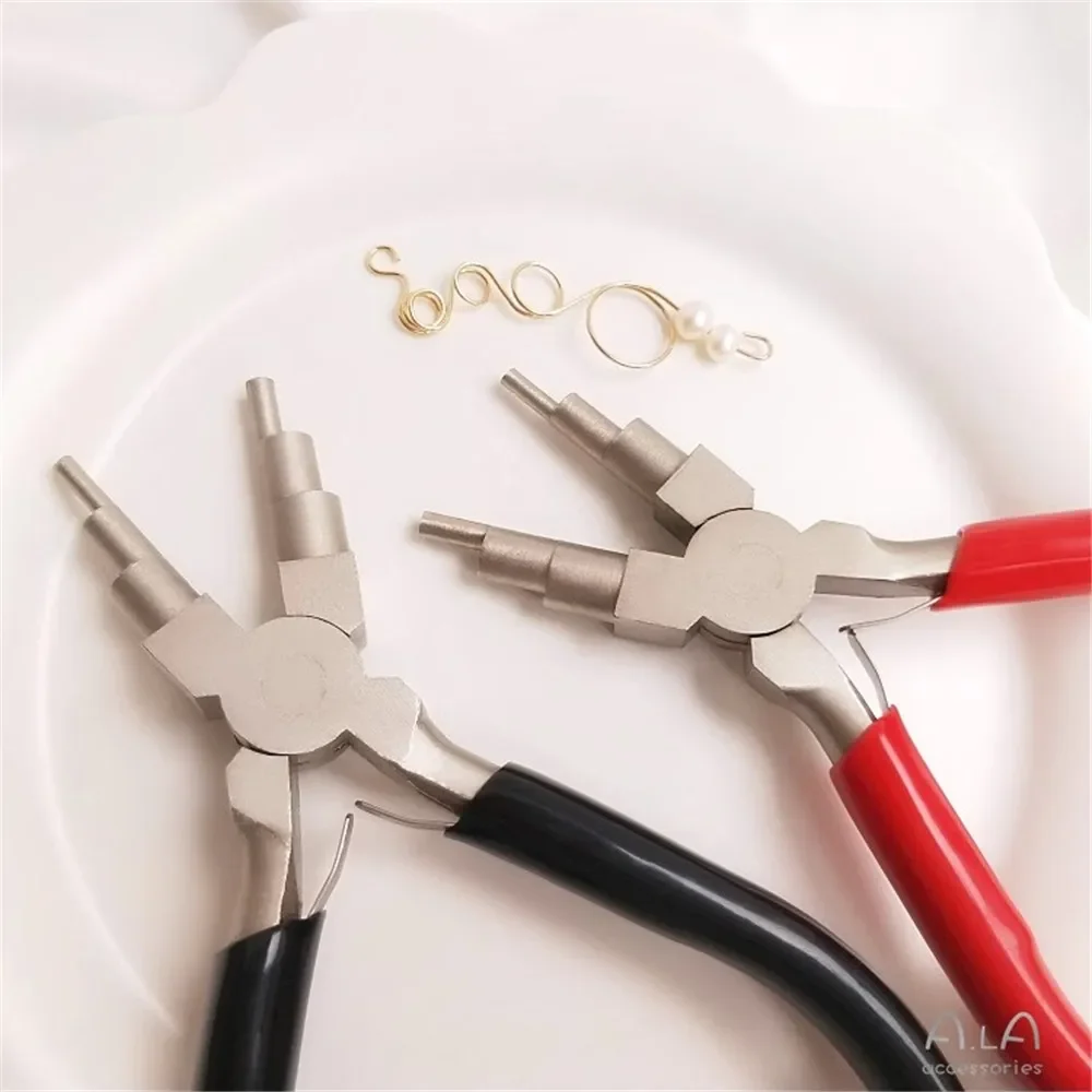 Hand-made 6-segment Pliers Multifunctional Round Mouth Modeling Pliers Jewelry Pliers DIY Hand-wrapped Gold Wire Winding Tools
Hand-made 6-segment Pliers Multifunctional Round Mouth Modeling Pliers Jewelry Pliers DIY Hand-wrapped Gold Wire Winding Tools