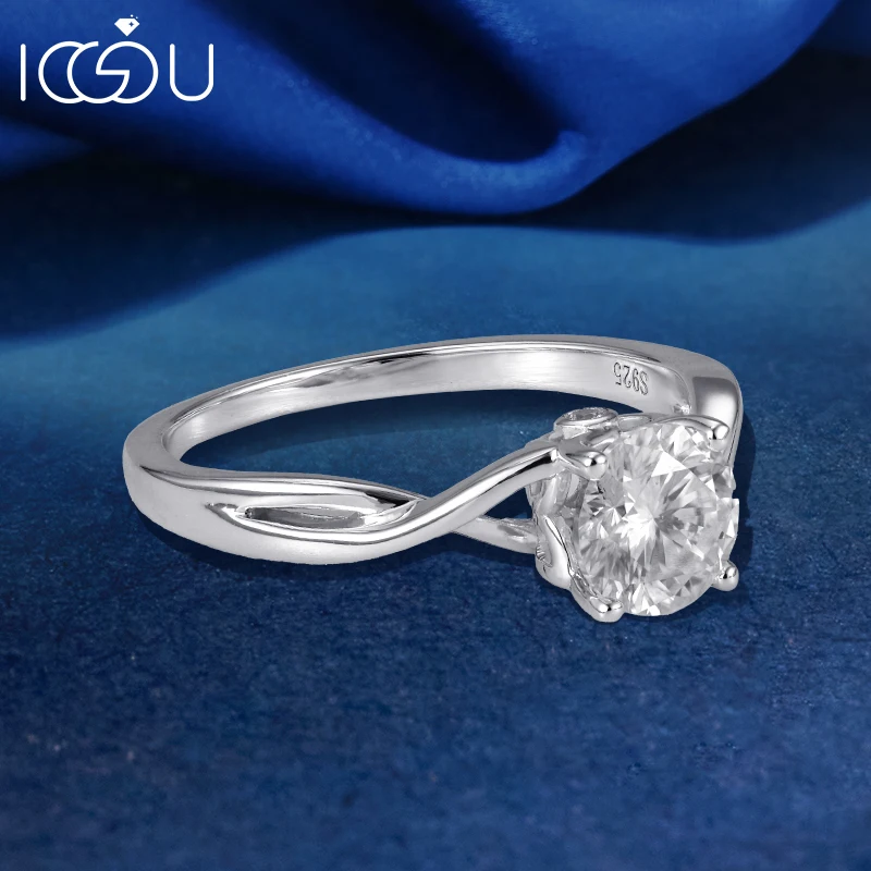 IOGOU 6.5mm D Color Moissanite Infinite Ring 925 Sterling Sliver Women Eternity Band Wedding Ring VVS1 1CT Lab Imitation Diamond
IOGOU 6.5mm D Color Moissanite Infinite Ring 925 Sterling Sliver Women Eternity Band Wedding Ring VVS1 1CT Lab Imitation Diamond