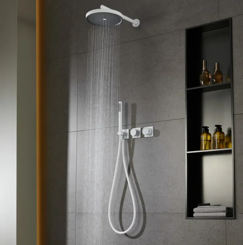 Brass Concealed Wall Mounted Gun Gray Bathroom Shower Faucet Kit Bath Tap with Hand Shower Embedded Rain Shower Faucet Set
Brass Concealed Wall Mounted Gun Gray Bathroom Shower Faucet Kit Bath Tap with Hand Shower Embedded Rain Shower Faucet Set