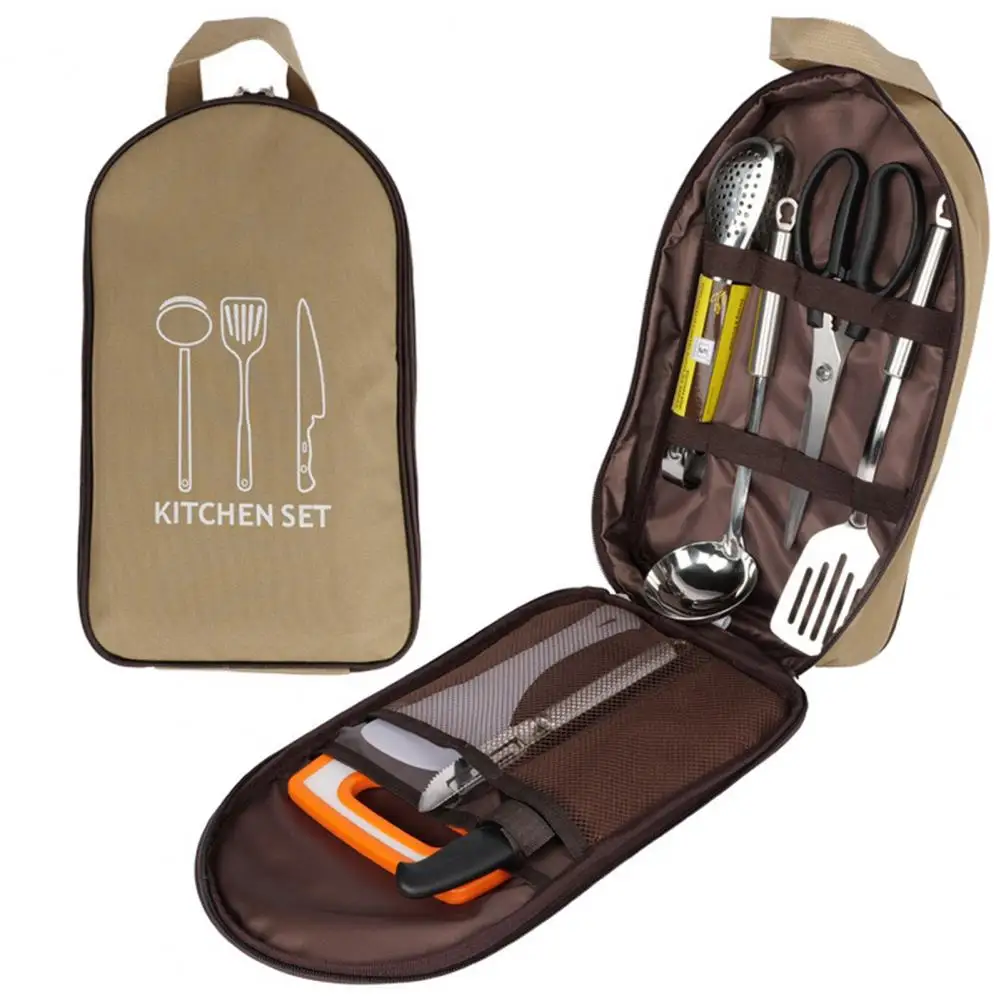 Cookware Storage Bag Universal Folding Washable Tableware Organizer Barbecue Cutlery Bag for Outdoor
Cookware Storage Bag Universal Folding Washable Tableware Organizer Barbecue Cutlery Bag for Outdoor