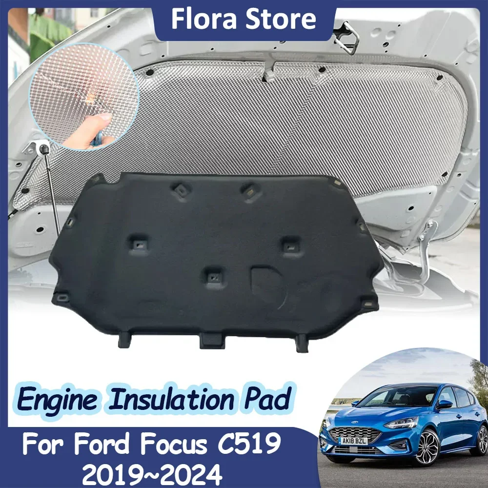 Звуковая колодка капота двигателя для Ford Focus MK4 C519 SA ST 2019 ~ 2024, Теплоизоляционный хлопковый автомобильный огнестойкий коврик, подкладка, интерьерный аксессуар
Звуковая колодка капота двигателя для Ford Focus MK4 C519 SA ST 2019 ~ 2024, Теплоизоляционный хлопковый автомобильный огнестойкий коврик, подкладка, интерьерный аксессуар
