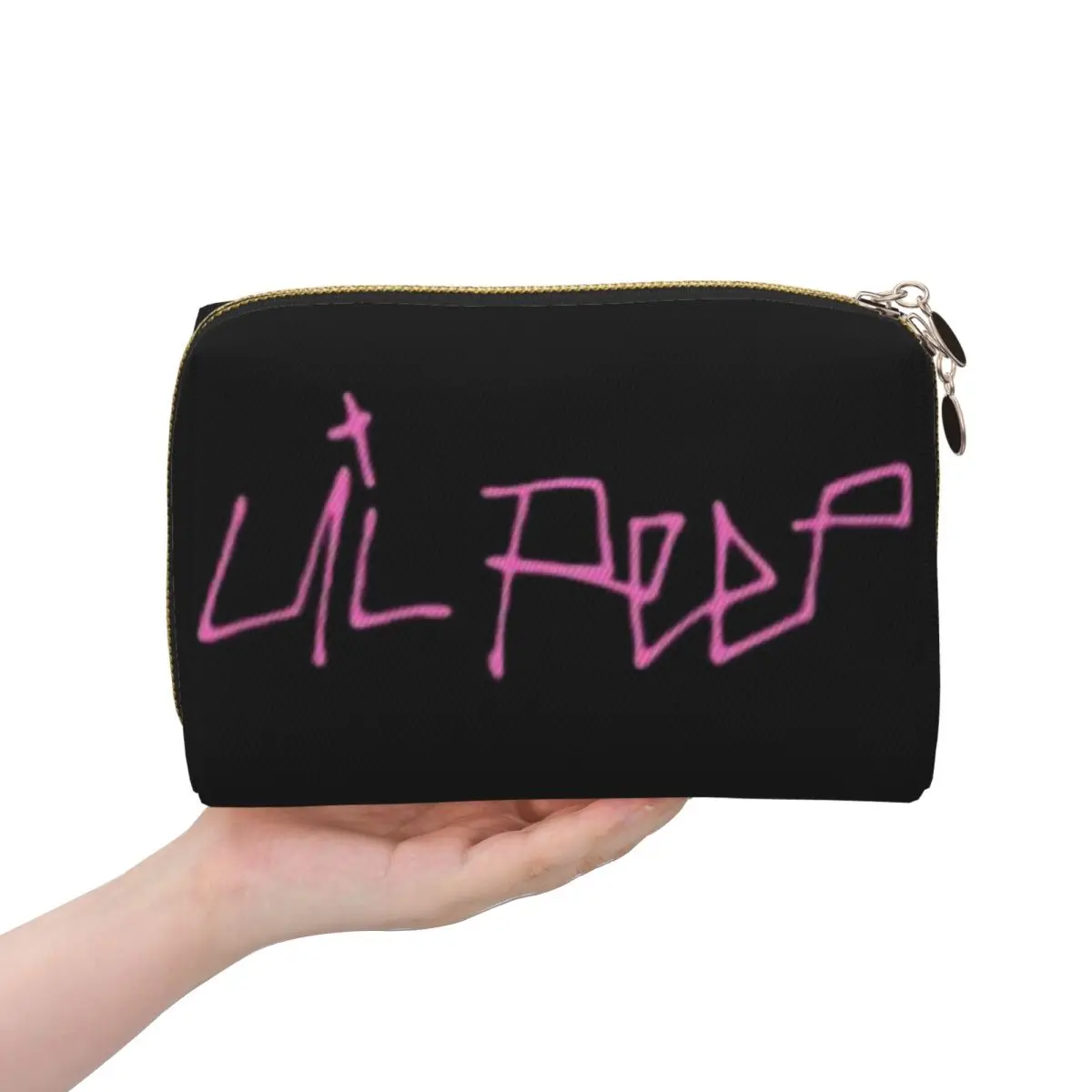 Logo Lil Peep Women Cosmetic Bags Travel Makeup Organizer Pouch Toiletry Storage Dopp Kit Case
Logo Lil Peep Women Cosmetic Bags Travel Makeup Organizer Pouch Toiletry Storage Dopp Kit Case