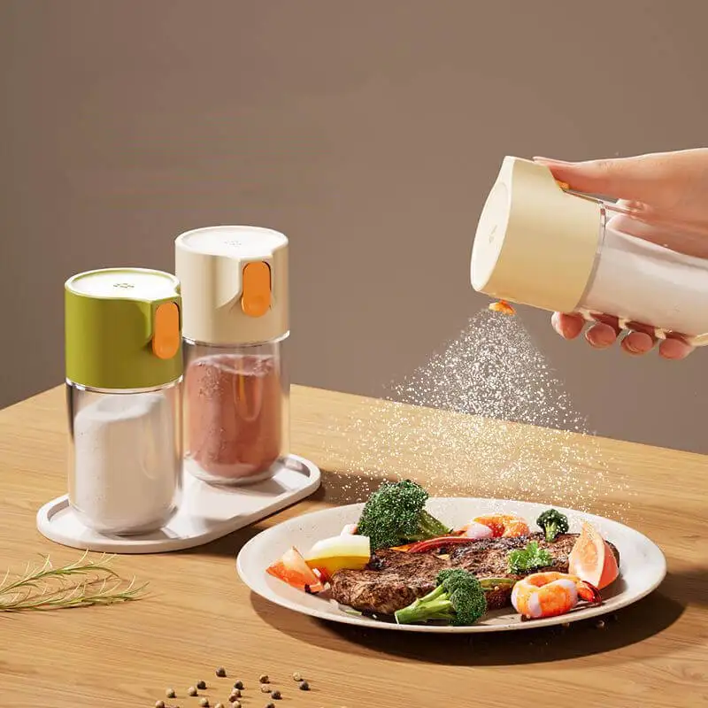 Quantitative Salt Shaker Dispenser Precise Quantitative Seasoning Bottle,Once Sprinkle 0.5 Grams,for Family Picnic Cooking and C
Quantitative Salt Shaker Dispenser Precise Quantitative Seasoning Bottle,Once Sprinkle 0.5 Grams,for Family Picnic Cooking and C