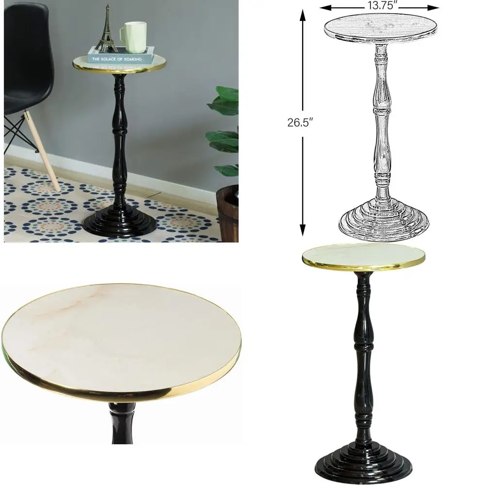 Белый современный круглый приставной столик на пьедестале для гостиной - рустик-декор, для небольших помещений, элегантный акцент для дома
Белый современный круглый приставной столик на пьедестале для гостиной - рустик-декор, для небольших помещений, элегантный акцент для дома