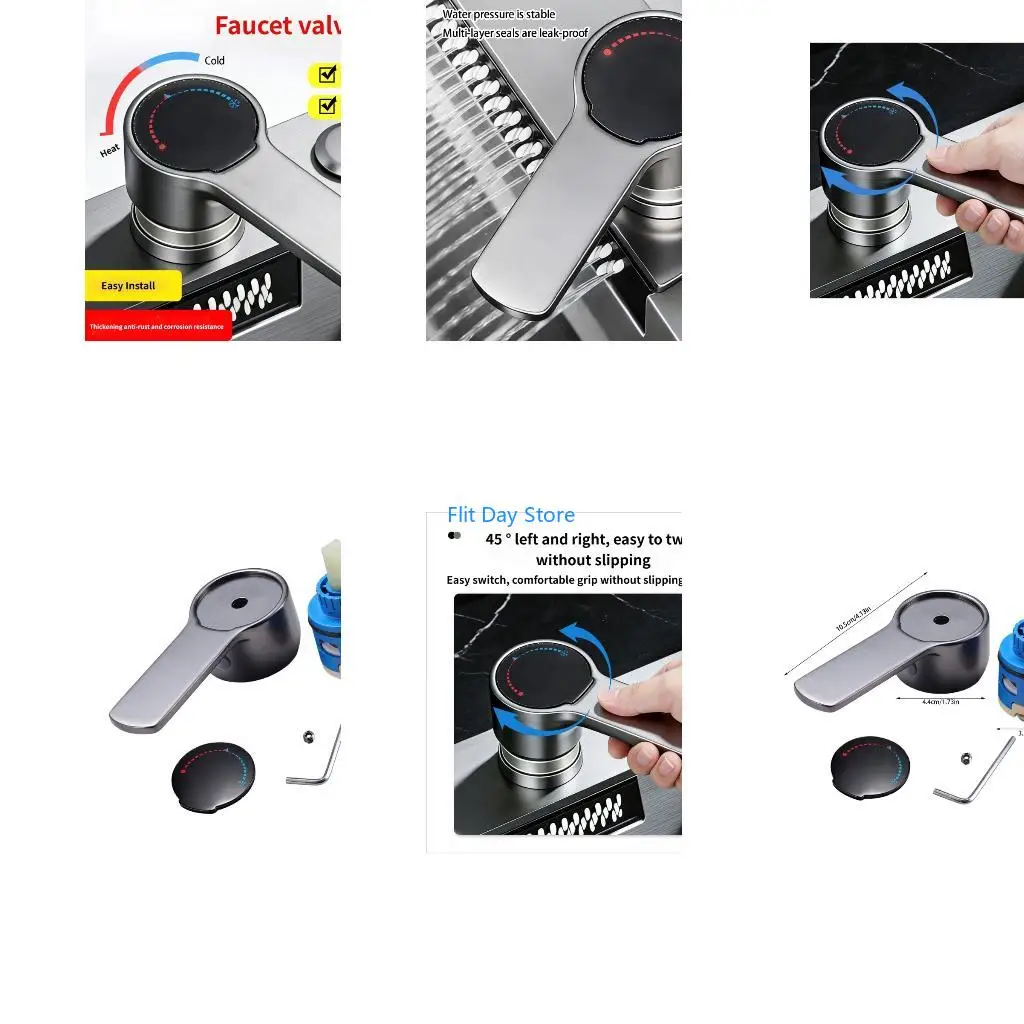 F92C Hot and Cold Faucet Mixing Valves Handle Switches Faucet Repair Gland Fittings
F92C Hot and Cold Faucet Mixing Valves Handle Switches Faucet Repair Gland Fittings