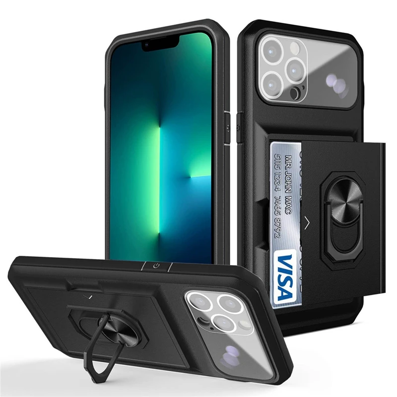 50pcs Shockproof Armor Case For iPhone 13 12 Pro Max 11 X XR XS 7 8 Plus SE Magnetic Holder Card Slot Bracket Phone Cover Bumper
50pcs Shockproof Armor Case For iPhone 13 12 Pro Max 11 X XR XS 7 8 Plus SE Magnetic Holder Card Slot Bracket Phone Cover Bumper