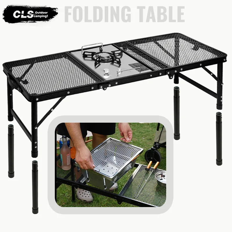 Outdoor Large Folding Table IGT Stove Barbecue Table Camping Driving Lightweight Mobile Kitchen Car Mounted Lifting Net Table
Outdoor Large Folding Table IGT Stove Barbecue Table Camping Driving Lightweight Mobile Kitchen Car Mounted Lifting Net Table