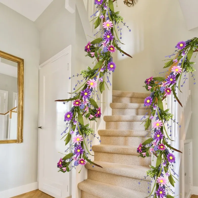 1.5m Artificial Flowers Lavender Little Daisy Flowers DIY Wedding Decoration Fake Flower Home Decor Wall Hanging Garland Plants
1.5m Artificial Flowers Lavender Little Daisy Flowers DIY Wedding Decoration Fake Flower Home Decor Wall Hanging Garland Plants