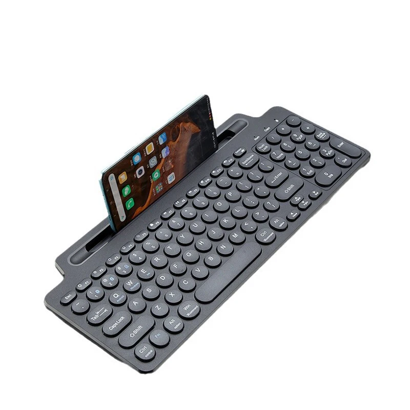 with Bluetooth Keyboard Phone Tablet Holder Slot Mute 2.4G Wireless Keyboard for Laptop Computer PC Smart TV Extend Keyboard
with Bluetooth Keyboard Phone Tablet Holder Slot Mute 2.4G Wireless Keyboard for Laptop Computer PC Smart TV Extend Keyboard