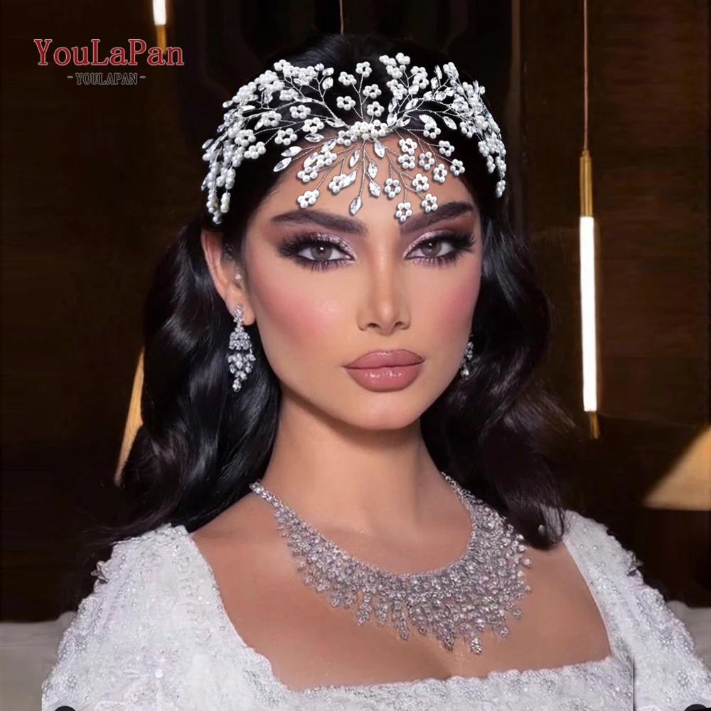 YouLaPan Rhinestone Forehead Piece Handmade Bridal Hairpiece Wedding Beads Flower Boho Headwear Bridesmaids HP624
YouLaPan Rhinestone Forehead Piece Handmade Bridal Hairpiece Wedding Beads Flower Boho Headwear Bridesmaids HP624