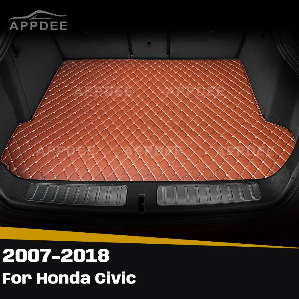 Для Honda Civic 2007-2018 изготовленный на заказ коврик в багажник автомобиля, антигрязная накладка, защитный коврик, грузовой вкладыш, автомобильные аксессуары для интерьера
Для Honda Civic 2007-2018 изготовленный на заказ коврик в багажник автомобиля, антигрязная накладка, защитный коврик, грузовой вкладыш, автомобильные аксессуары для интерьера