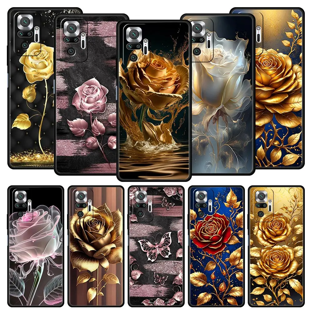 Phone Case Cover for Redmi 14C 10C Note 15 14 13 12 10 11 Pro Plus K40 5G Soft TPU Shockproof Fundas Shell Gold Rose Love Heart
Phone Case Cover for Redmi 14C 10C Note 15 14 13 12 10 11 Pro Plus K40 5G Soft TPU Shockproof Fundas Shell Gold Rose Love Heart