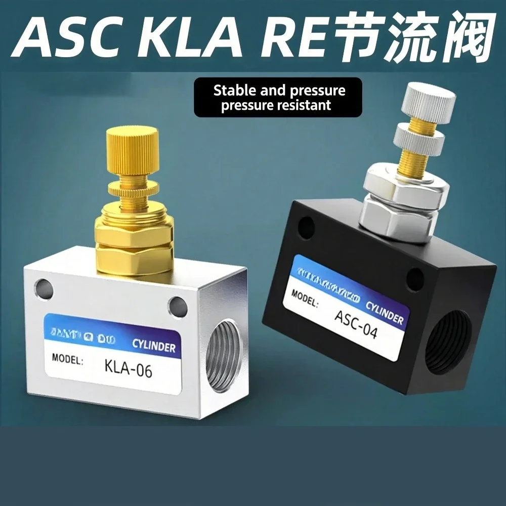 One-way Throttle Valve ASC-06-08-10-15 Flow Control KLA-06-08-10 RE01-02-03-04
One-way Throttle Valve ASC-06-08-10-15 Flow Control KLA-06-08-10 RE01-02-03-04
