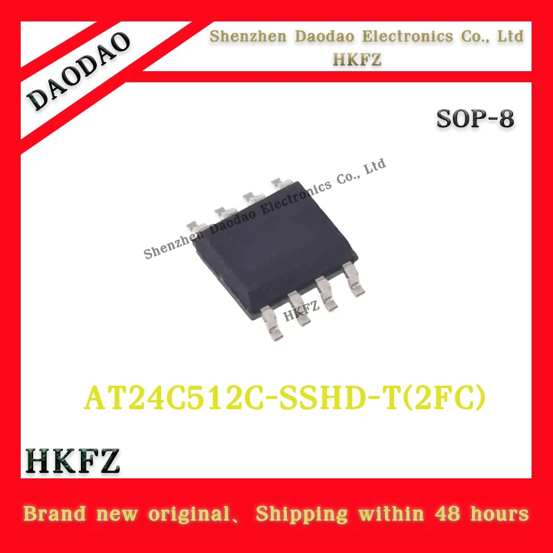 10Pcs AT24C512C-SSHD-T Silk Screen 2FC SOP-8 EEPROM Memory New and Original
10Pcs AT24C512C-SSHD-T Silk Screen 2FC SOP-8 EEPROM Memory New and Original