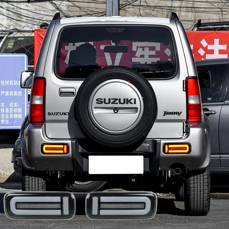 Suitable for 2007-2017 Suzuki Jimny rear bumper lamp, brake warning lamp, back-up lamp and rear fog lamp accessories.
Suitable for 2007-2017 Suzuki Jimny rear bumper lamp, brake warning lamp, back-up lamp and rear fog lamp accessories.