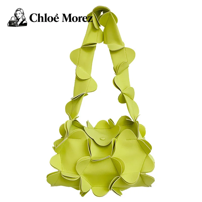 Small Bag, Forest Style Soft Girl Fashion Three-dimensional Petal Bag, Ins Women's Single Shoulder Armpit Bag, PU
Small Bag, Forest Style Soft Girl Fashion Three-dimensional Petal Bag, Ins Women's Single Shoulder Armpit Bag, PU