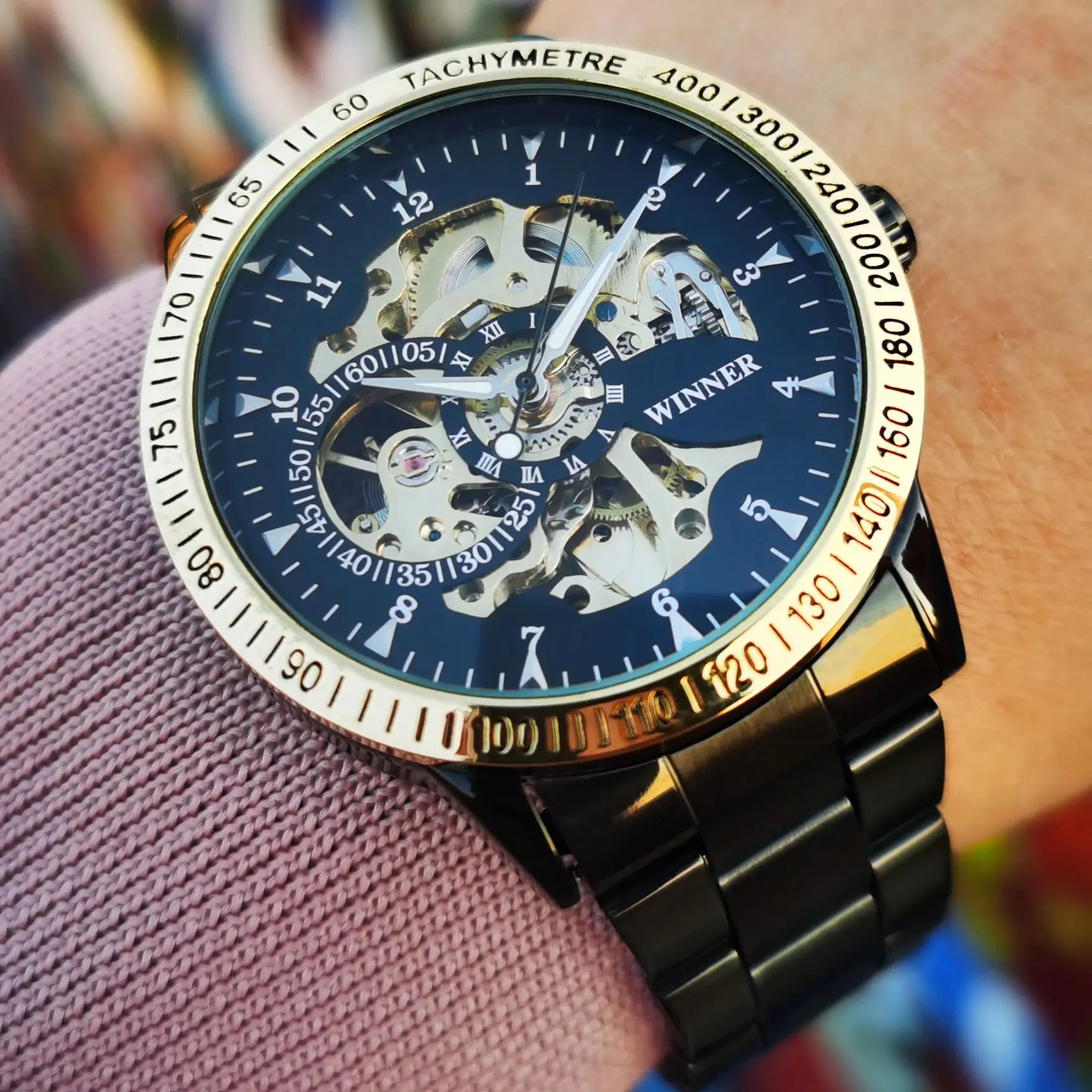 WINNER Классические Ретро Скелет Автоматические Механические Часы для Мужчин Светящиеся Стрелки Ремешок Из Нержавеющей Стали Деловые Мужские Часы Новые
WINNER Классические Ретро Скелет Автоматические Механические Часы для Мужчин Светящиеся Стрелки Ремешок Из Нержавеющей Стали Деловые Мужские Часы Новые