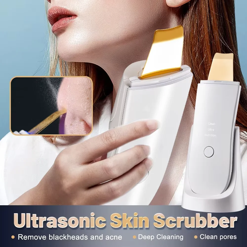 LESEN Ultrasonic Skin Scraper Peeling Blackhead Remover Deep Face Cleaning Lifting Acne Pore Cleaner Facial Spatula Shovel
LESEN Ultrasonic Skin Scraper Peeling Blackhead Remover Deep Face Cleaning Lifting Acne Pore Cleaner Facial Spatula Shovel