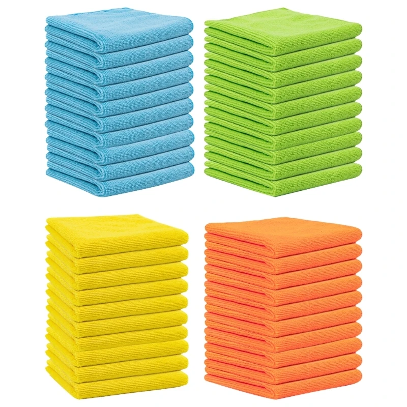 MultiColors Microfiber Towels Washcloths for Cleaning, Soft No Abrasive Cloth Set of 10, 11.81x11.81in Dropship
MultiColors Microfiber Towels Washcloths for Cleaning, Soft No Abrasive Cloth Set of 10, 11.81x11.81in Dropship