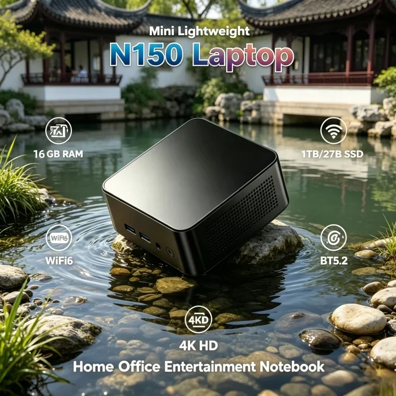 2026 New Mini N150 Slim Laptop Win11 Pro 16GB Large Memory SSD 4K Display WiFi6 Bluetooth Home Office Gaming Notebook
2026 New Mini N150 Slim Laptop Win11 Pro 16GB Large Memory SSD 4K Display WiFi6 Bluetooth Home Office Gaming Notebook