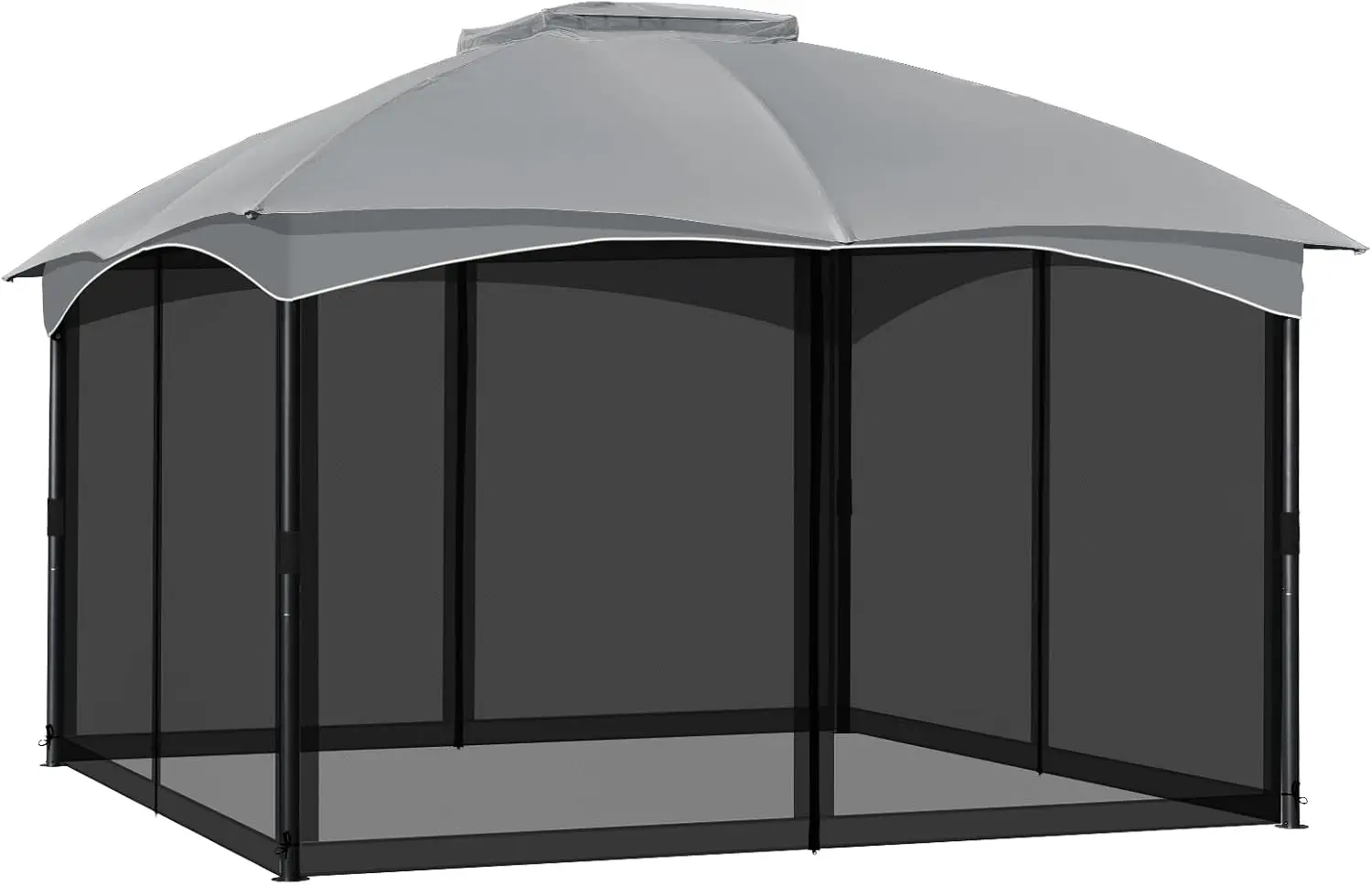 Gazebo Replacement Netting Screen 12 x 16 Universal Gazebo 4 Panel Mosquito Sidewalls Double Zippers Only Netting
Gazebo Replacement Netting Screen 12 x 16 Universal Gazebo 4 Panel Mosquito Sidewalls Double Zippers Only Netting