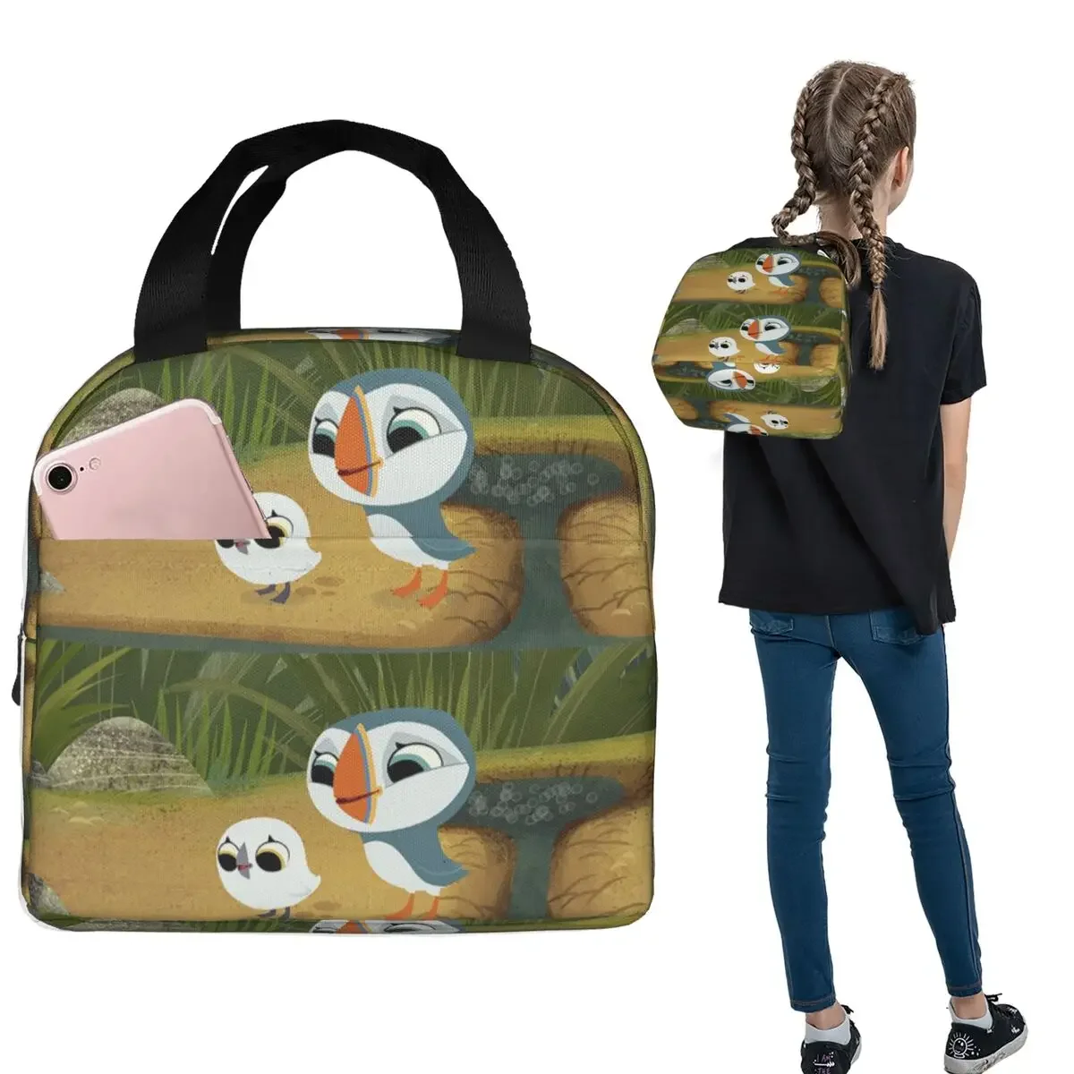 Изолированная сумка для обеда Puffin Rock And New Friends для женщин и детей, портативные контейнеры для еды, термосумка для обеда
Изолированная сумка для обеда Puffin Rock And New Friends для женщин и детей, портативные контейнеры для еды, термосумка для обеда