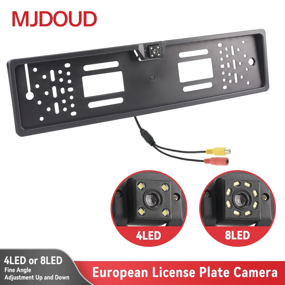 MJDOUD 12V Car Rear View Camera for Monitor 4/8 LED Parking Sensor Parktronic with European License Plate Holder Frame Universal
MJDOUD 12V Car Rear View Camera for Monitor 4/8 LED Parking Sensor Parktronic with European License Plate Holder Frame Universal
