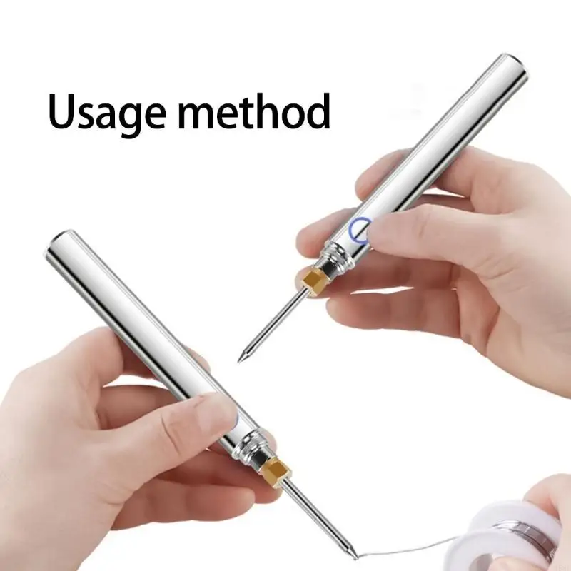 H58C Handheld Cordless Soldering Guns 1100mAh Rechargeable USB Welding Tool For Small Electronics And Home Use
H58C Handheld Cordless Soldering Guns 1100mAh Rechargeable USB Welding Tool For Small Electronics And Home Use