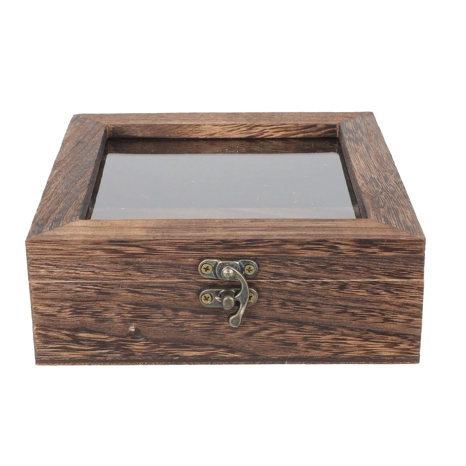 Butterfly Specimen Box 15x15x4.5cm Dustproof Transparent Lid Wooden Sample Box Retro Jewelry Case Insect Display Storage
Butterfly Specimen Box 15x15x4.5cm Dustproof Transparent Lid Wooden Sample Box Retro Jewelry Case Insect Display Storage