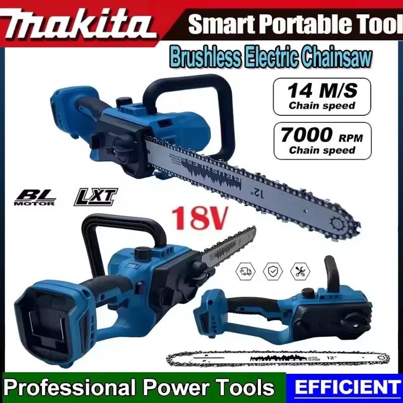 Makita 12V 18V LXT Brushless Chainsaw 12 Inch Auto Oiler Cordless Electric Saw for Tree Cutting And Wood Logging
Makita 12V 18V LXT Brushless Chainsaw 12 Inch Auto Oiler Cordless Electric Saw for Tree Cutting And Wood Logging