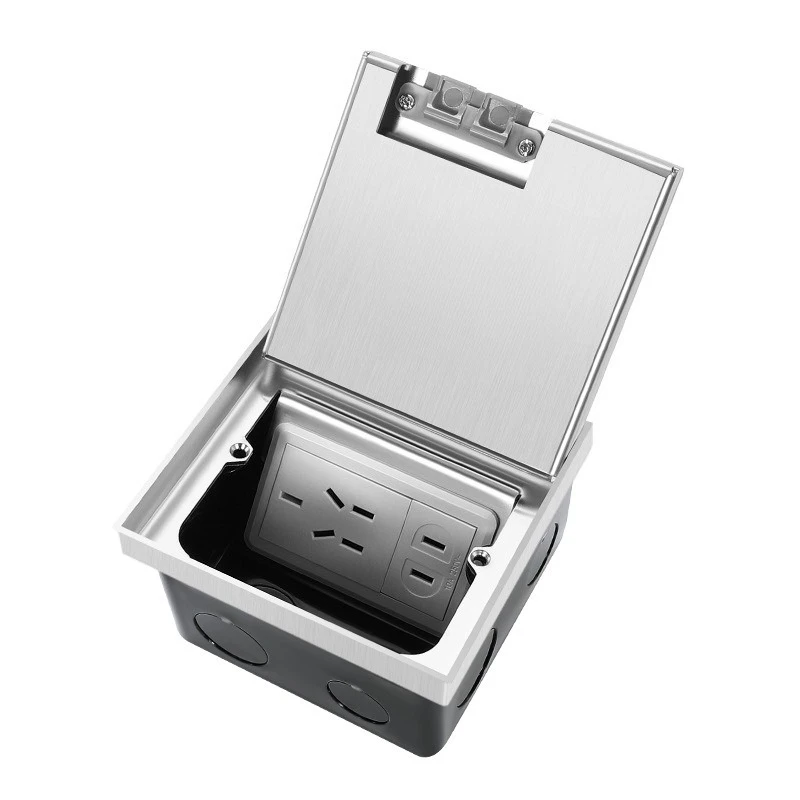 Stainless steel marble flat invisible hidden embedded, fully flat floor socket conventional
Stainless steel marble flat invisible hidden embedded, fully flat floor socket conventional