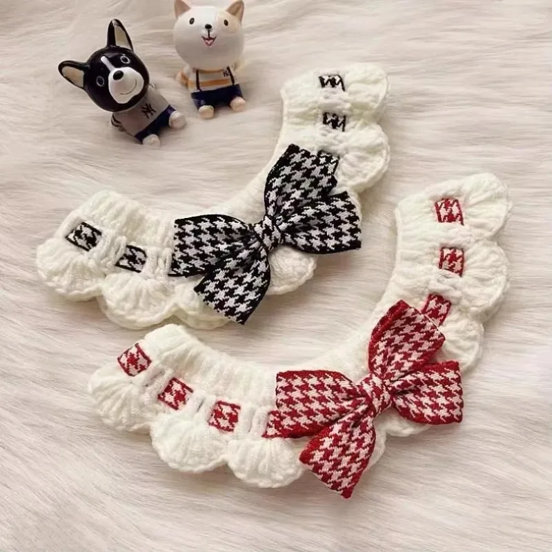 10pcs Cat Dog Bowknot Hand-crocheted Bib Pet Scarf Woolen Drool Towel New Year All Seasons Accessories Decorations
10pcs Cat Dog Bowknot Hand-crocheted Bib Pet Scarf Woolen Drool Towel New Year All Seasons Accessories Decorations