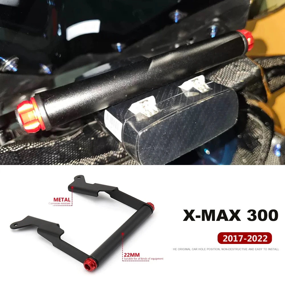 New Front 22mm Phone Holder GPS Mount Stand For Yamaha XMAX300 X-MAX XMAX 300 X-MAX300 2017-2022 2018 2019 Navigation Bracket
New Front 22mm Phone Holder GPS Mount Stand For Yamaha XMAX300 X-MAX XMAX 300 X-MAX300 2017-2022 2018 2019 Navigation Bracket