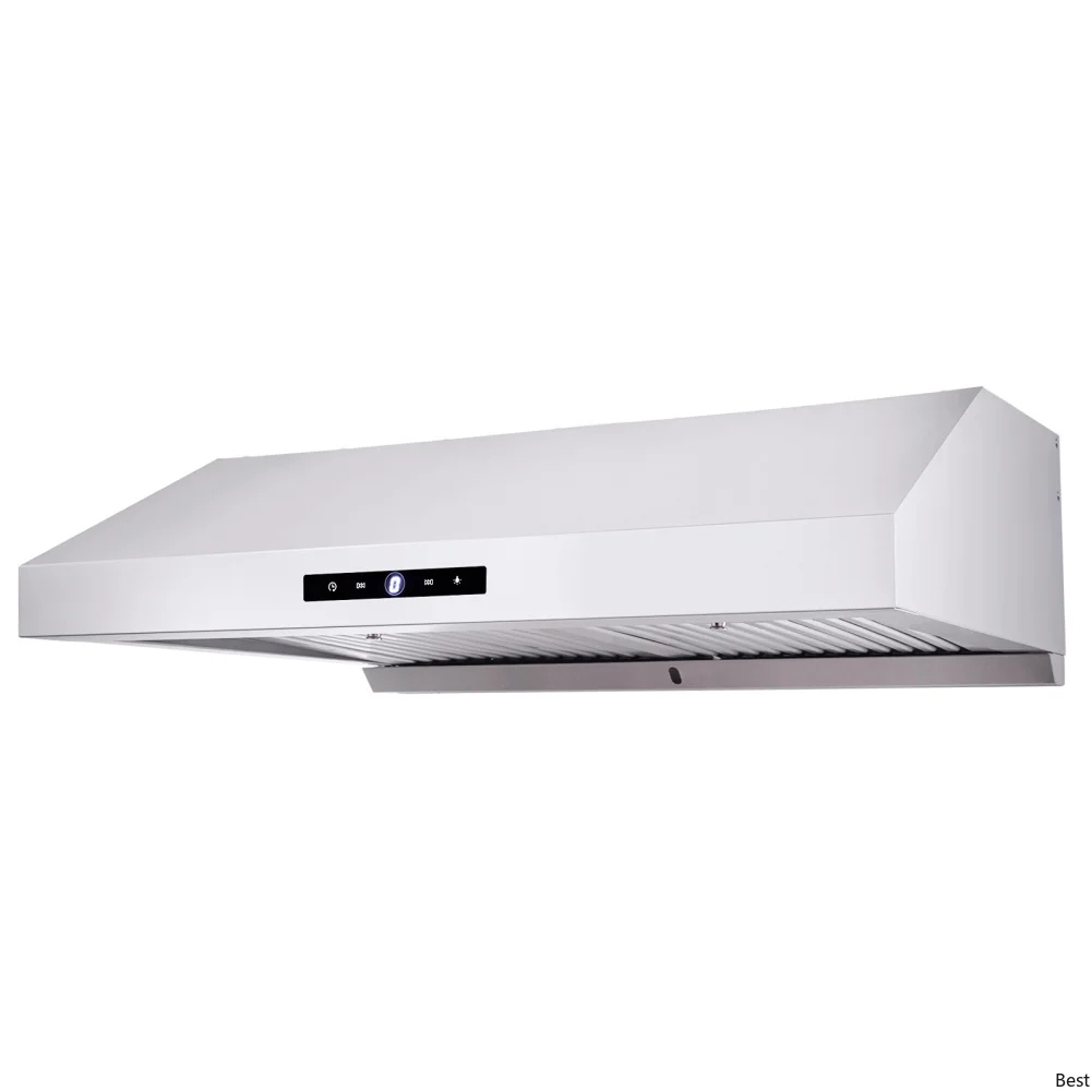 Under Cabinet Range Hood, Dual Motors Ductless Kitchen Stove Vent, Stainless Steel Permanent Filter with 3-Speed Exhaust Fan, 2 Baffle Filters, LED Lights, Touch Control Panel, Silver (30 inch)
Under Cabinet Range Hood, Dual Motors Ductless Kitchen Stove Vent, Stainless Steel Permanent Filter with 3-Speed Exhaust Fan, 2 Baffle Filters, LED Lights, Touch Control Panel, Silver (30 inch)