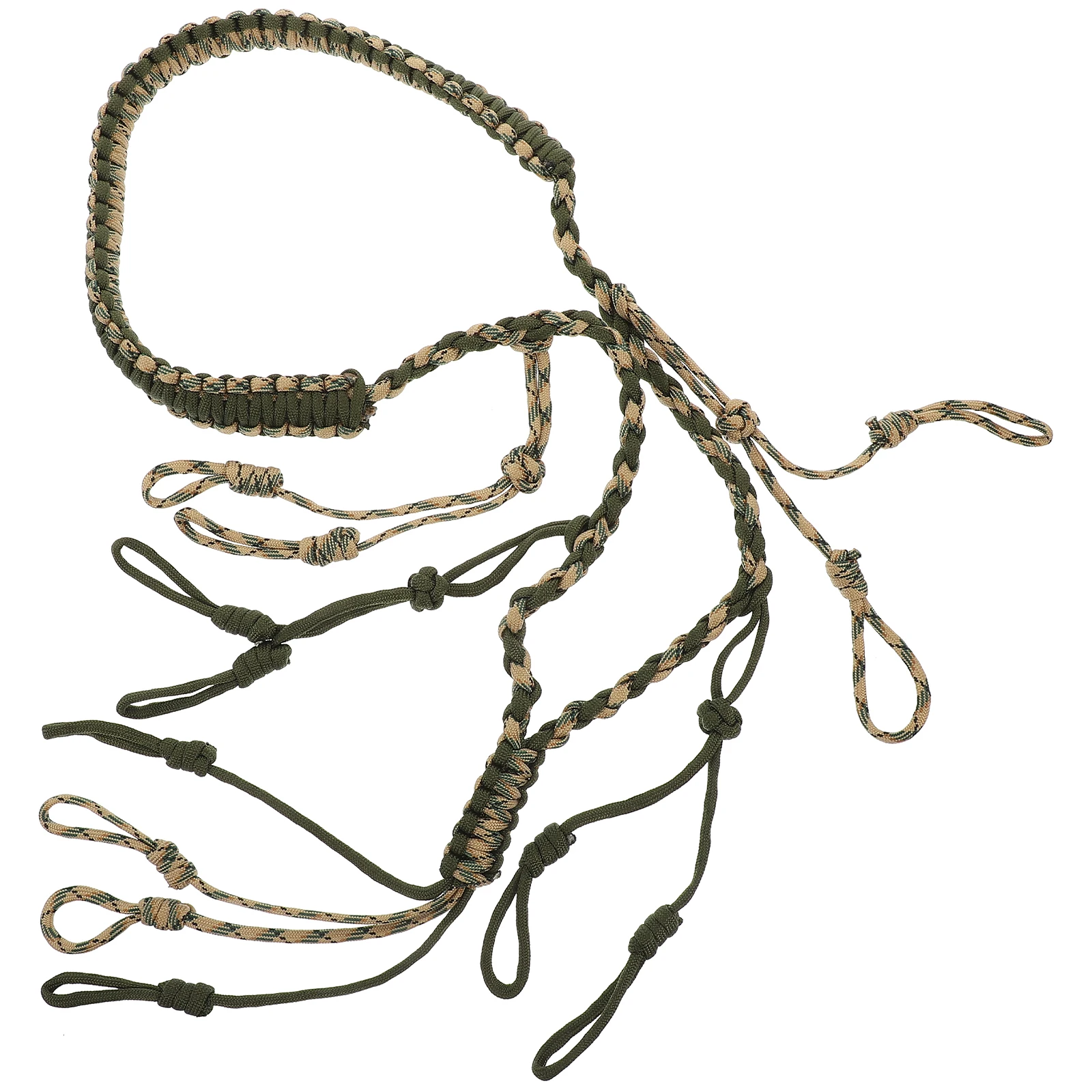 Hunting Necklace Outdoor Lanyards Versatile Hanging Rope on Foot Adjustable Polyester for Camping Macrame Travel Sports
Hunting Necklace Outdoor Lanyards Versatile Hanging Rope on Foot Adjustable Polyester for Camping Macrame Travel Sports