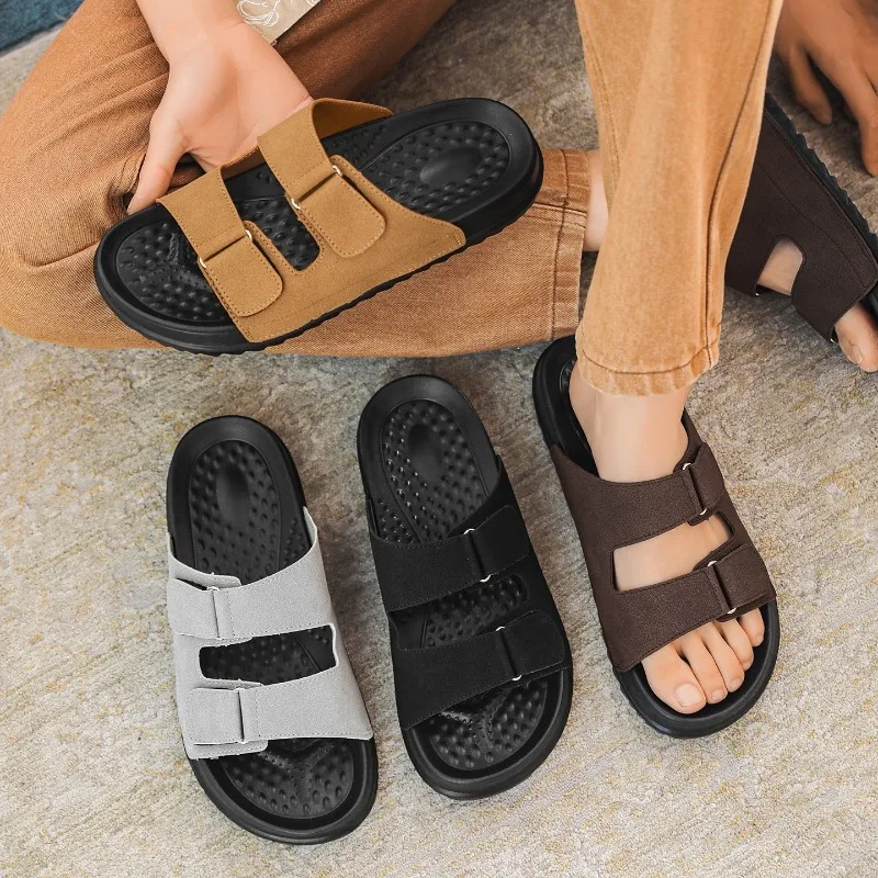 Travel Portable Men Summer Flat Sandals Slim Light Body Anti Slip Design Student Outdoor Trip Footwear
Travel Portable Men Summer Flat Sandals Slim Light Body Anti Slip Design Student Outdoor Trip Footwear