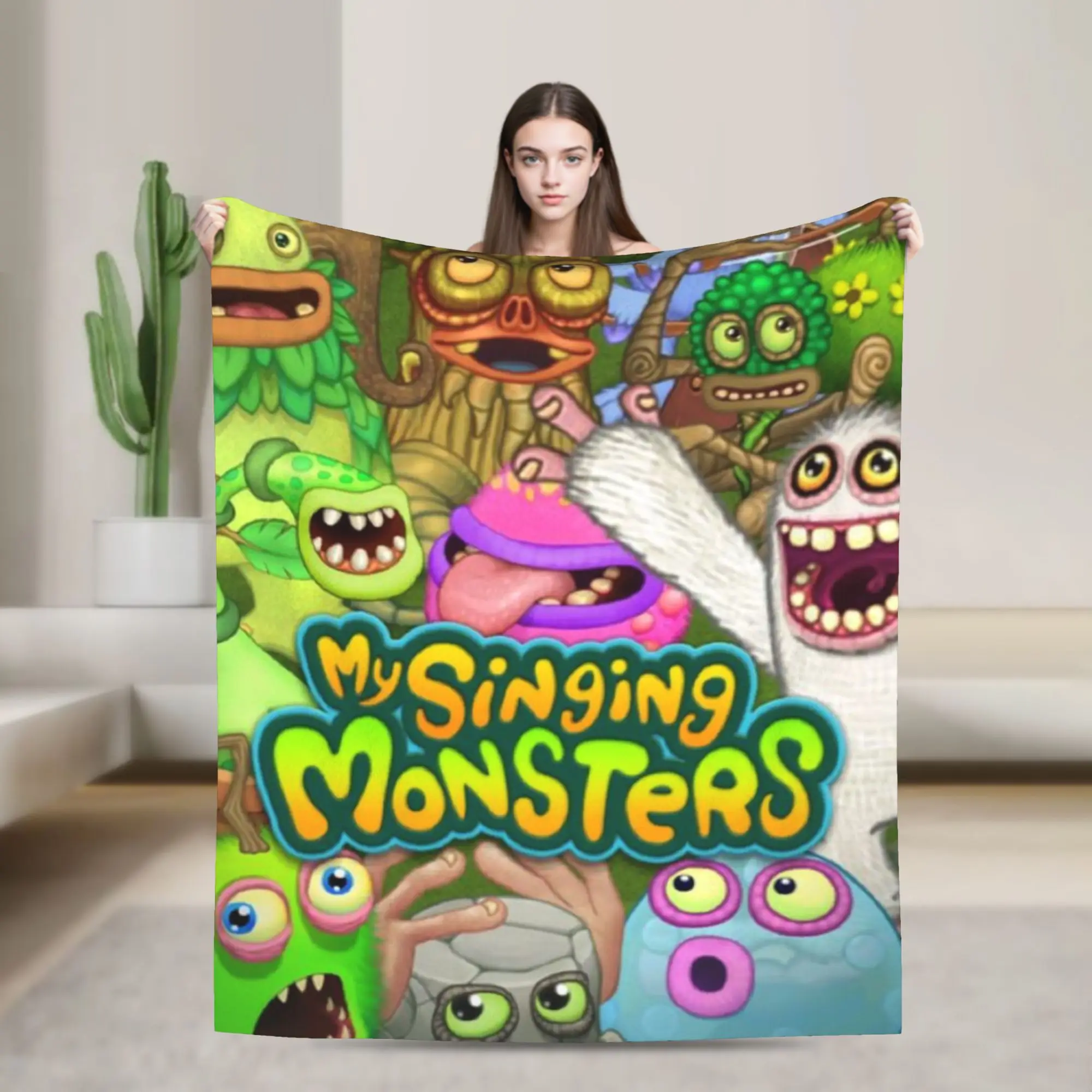 Super Soft Blankets Travel My Singing Monsters Throw Blanket Flannel Bedspread For Outdoor Funny Sofa Bed Cover
Super Soft Blankets Travel My Singing Monsters Throw Blanket Flannel Bedspread For Outdoor Funny Sofa Bed Cover