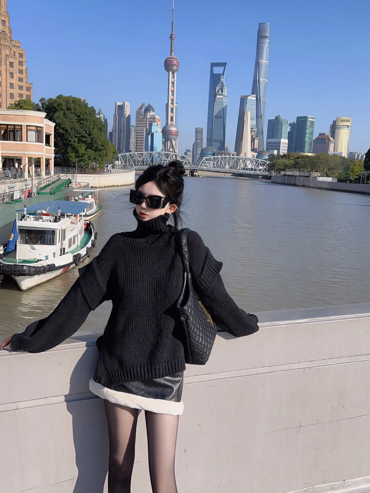 Eva Autumn Winter High Ne Knitted Loose Long Sve Sweater Women Slimming Top Design Sensation Fake Two-Piece Upperwear
Eva Autumn Winter High Ne Knitted Loose Long Sve Sweater Women Slimming Top Design Sensation Fake Two-Piece Upperwear