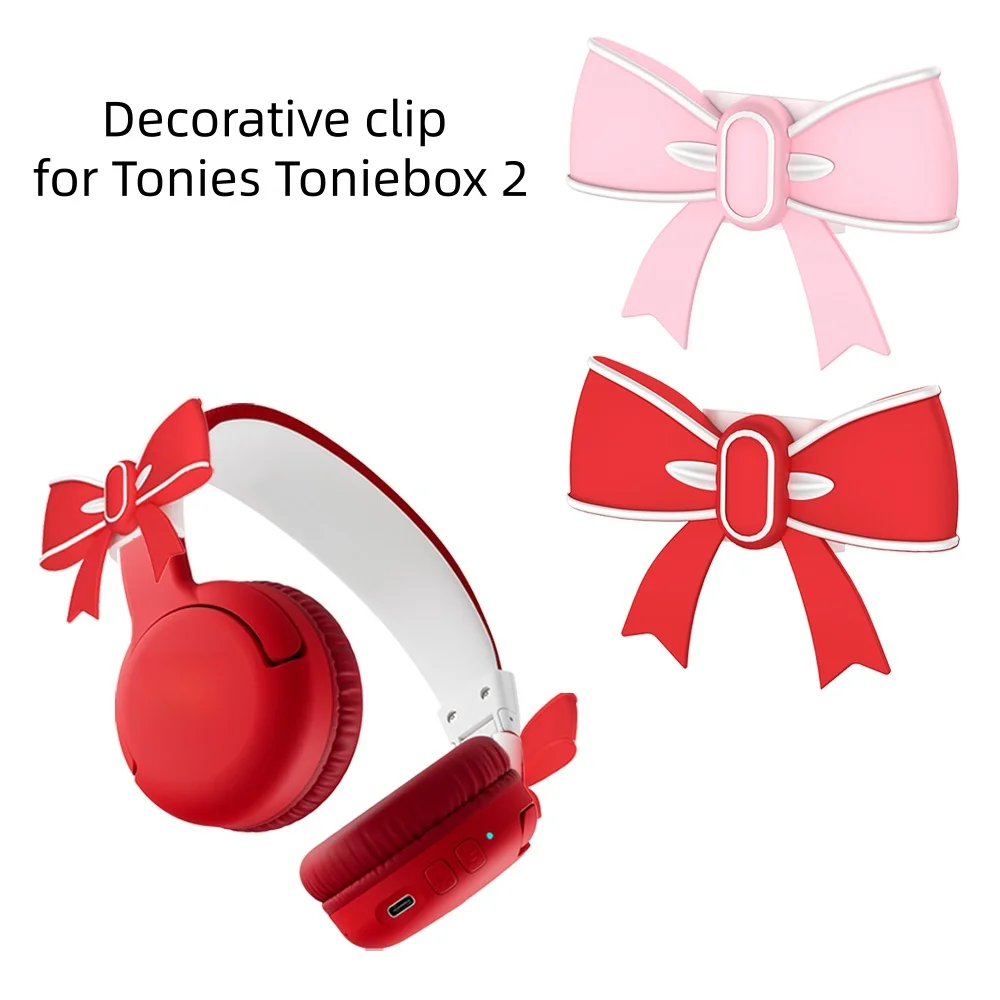 Cute Bow Design Decorative Clip for Tonies Toniebox 2 Bluetooth-compatible Headphones Accessories
Cute Bow Design Decorative Clip for Tonies Toniebox 2 Bluetooth-compatible Headphones Accessories