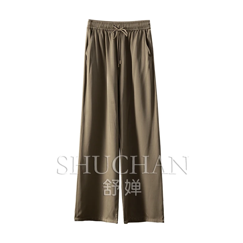 Light Luxury Commuting, Heavy Elastic Silk Double Joe Elastic Waist Straight Wide-leg Pants Women's 8W90
Light Luxury Commuting, Heavy Elastic Silk Double Joe Elastic Waist Straight Wide-leg Pants Women's 8W90