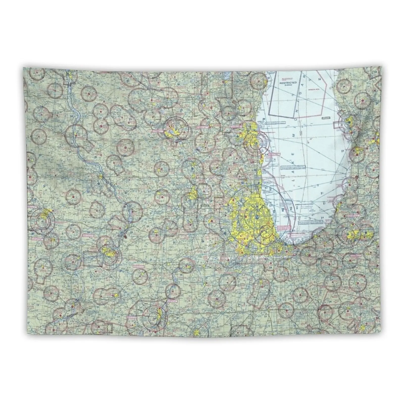 New Chicago Sectional Aeronautical Chart Tapestry Wall Deco Tapestry Wall Hanging Aesthetic Decoration
New Chicago Sectional Aeronautical Chart Tapestry Wall Deco Tapestry Wall Hanging Aesthetic Decoration