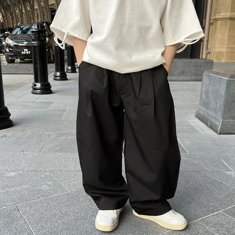 Boys' Suit Pants Spring 2024 New Straight-Leg Pants Loose Western Style Baby Children's Wide-Leg Pants
Boys' Suit Pants Spring 2024 New Straight-Leg Pants Loose Western Style Baby Children's Wide-Leg Pants