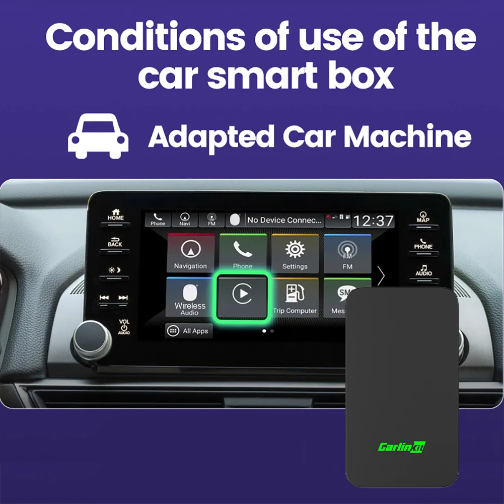 CarPlay Android Auto AI Box Bluetooth-compatible Intelligent Vehicle Module Car Connector Device for Wired Carplay Android Auto
CarPlay Android Auto AI Box Bluetooth-compatible Intelligent Vehicle Module Car Connector Device for Wired Carplay Android Auto
