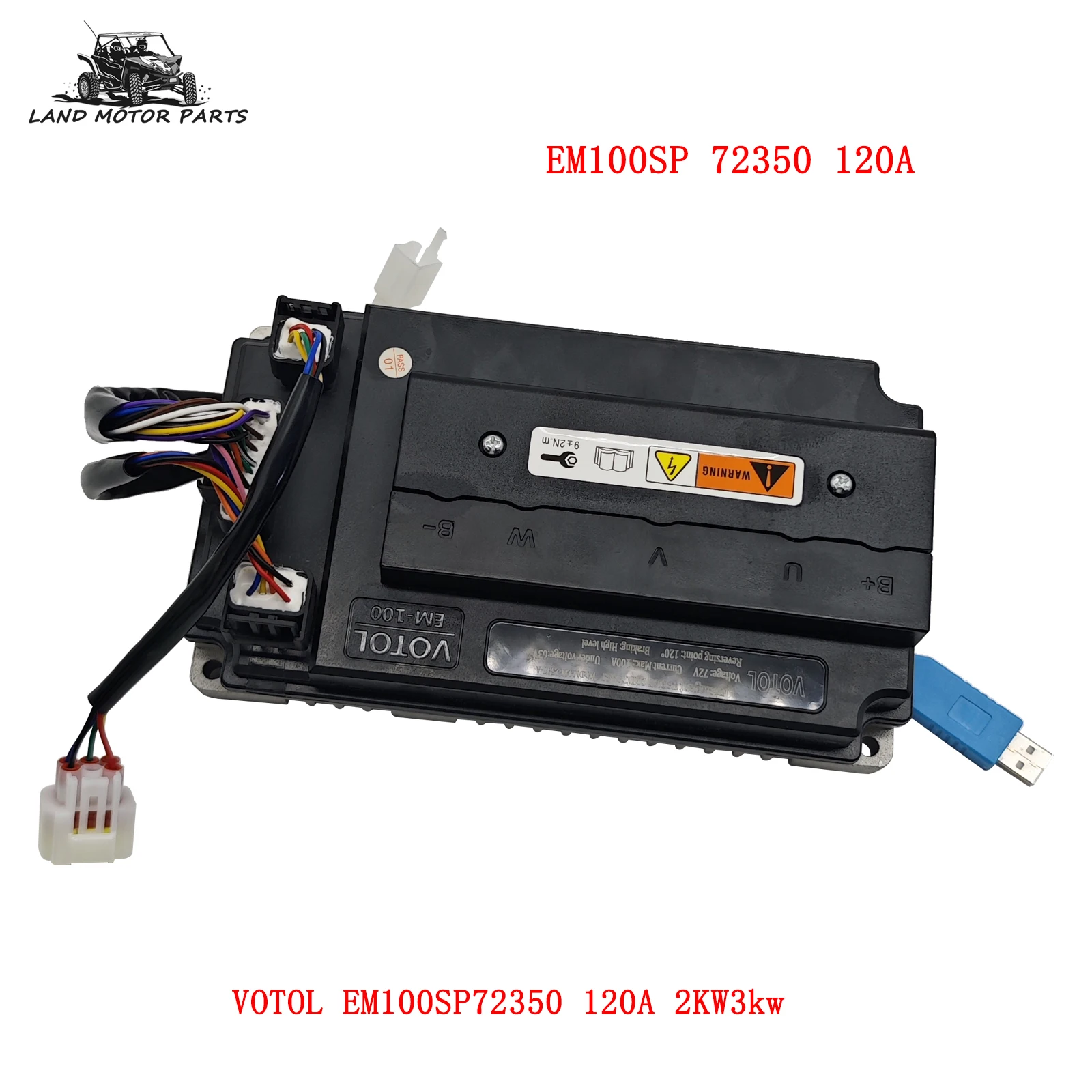 2KW3kw Brushless DC Controller QS Motor Electric motorcycle mobility scooter Intelligent programmable EM100SP 72350 120A
2KW3kw Brushless DC Controller QS Motor Electric motorcycle mobility scooter Intelligent programmable EM100SP 72350 120A