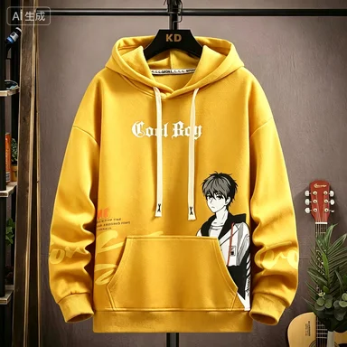 Spring and autumn casual sports long-sleeved hoodie, trendy brand stylish and comfortable sports hooded shirt top
Spring and autumn casual sports long-sleeved hoodie, trendy brand stylish and comfortable sports hooded shirt top