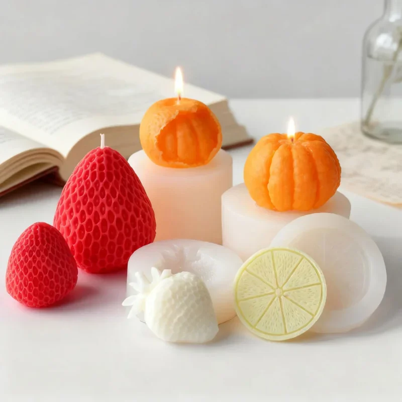 Wondeful New Fruit Series Candle Mold Strawberry Blueberry Silicone Mold DIY Chocolate Fondant Cake Decor Craft
Wondeful New Fruit Series Candle Mold Strawberry Blueberry Silicone Mold DIY Chocolate Fondant Cake Decor Craft