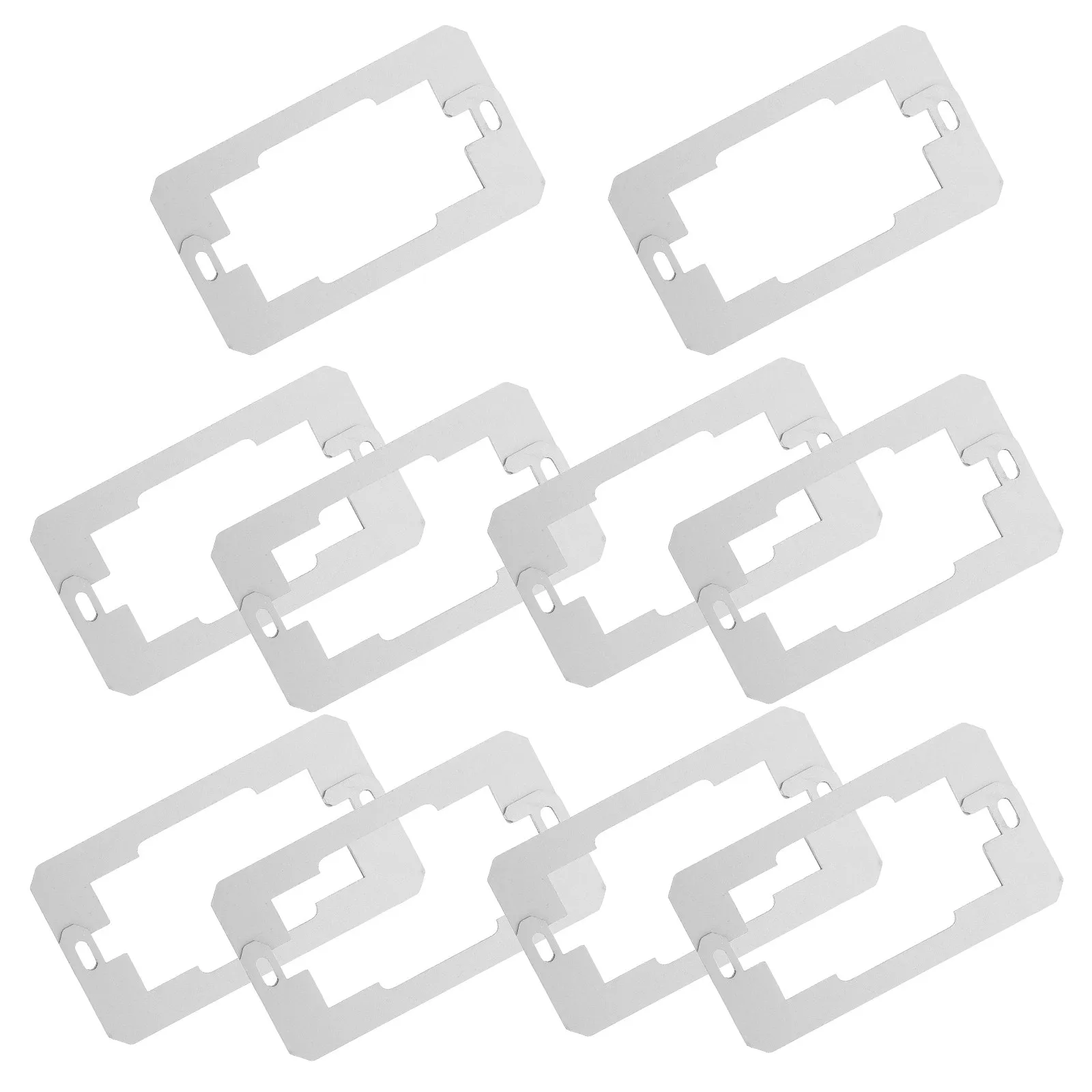 10Pcs Wall Plate Spacer Stainless Steel Electrical Box Spacers Leveling Plates Fix Loose Outlets Light Switch Outlet Adjustment
10Pcs Wall Plate Spacer Stainless Steel Electrical Box Spacers Leveling Plates Fix Loose Outlets Light Switch Outlet Adjustment