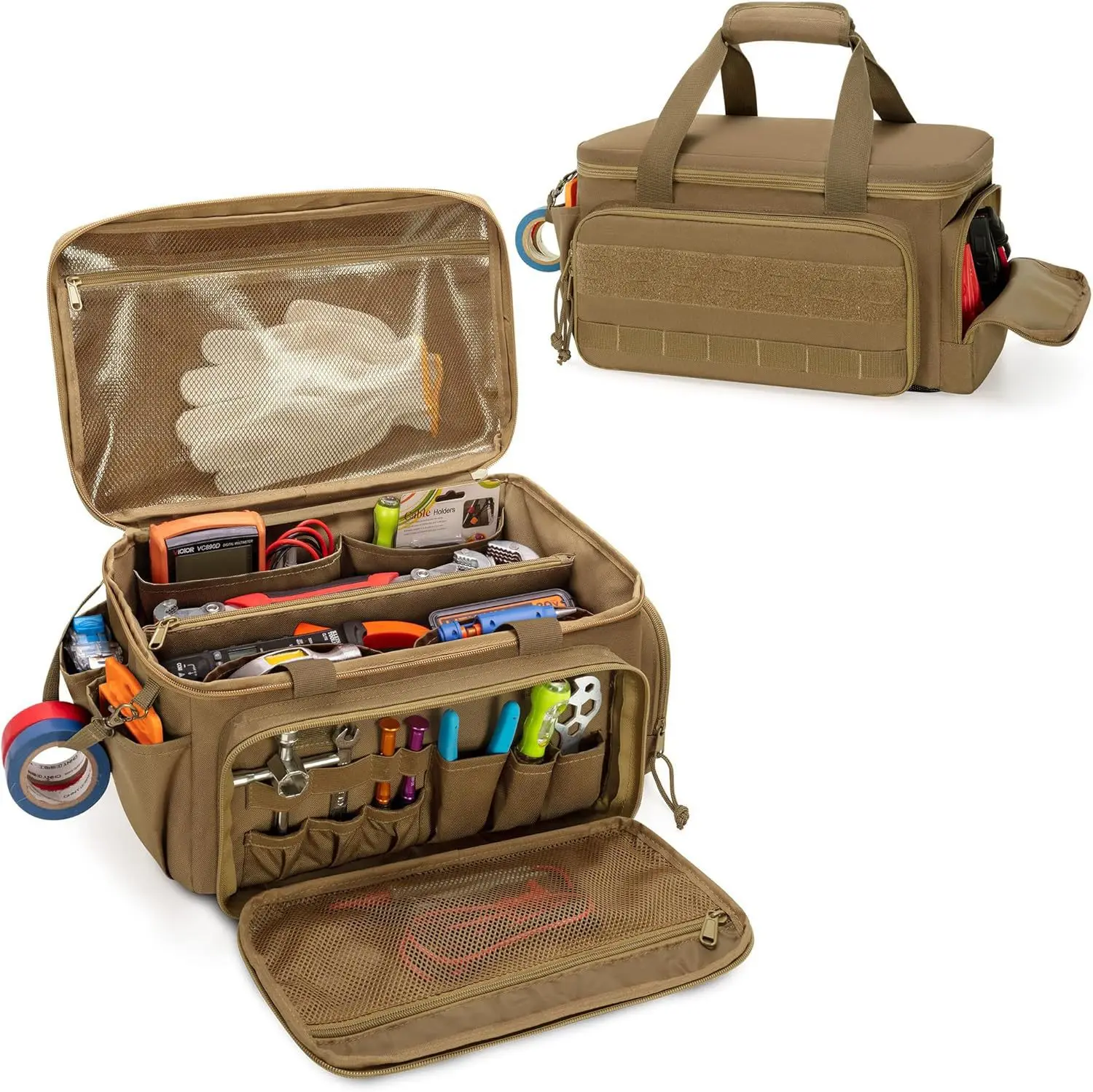 Compact Multi-Functional Tool Storage Bag - Men’s Waterproof Work Tote, Adjustable Pockets & Lightweight for Mechanics/Craftsme
Compact Multi-Functional Tool Storage Bag - Men’s Waterproof Work Tote, Adjustable Pockets & Lightweight for Mechanics/Craftsme