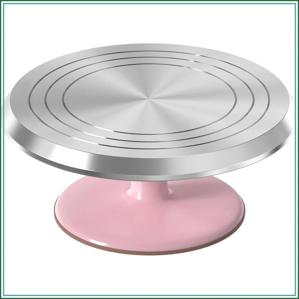 12 Inch Revolving Cake Stand – Rotating Turntable for Cake Decorating and Baking Supplies
12 Inch Revolving Cake Stand – Rotating Turntable for Cake Decorating and Baking Supplies