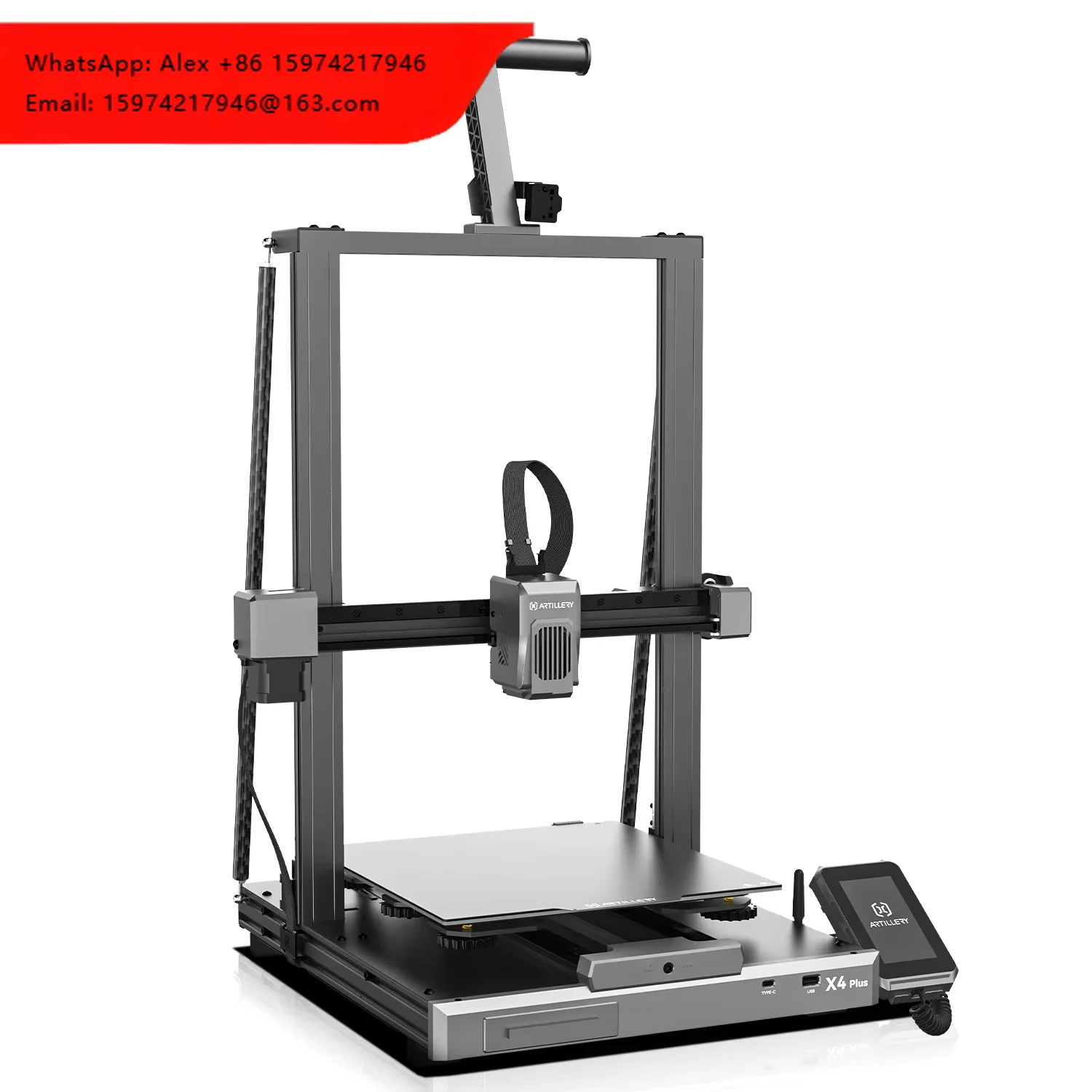 Artillery 3D Printer Sidewinder X4 Plus 300*300*400mm Print Size High Speed Fast Speed Printing 3d Printer
Artillery 3D Printer Sidewinder X4 Plus 300*300*400mm Print Size High Speed Fast Speed Printing 3d Printer